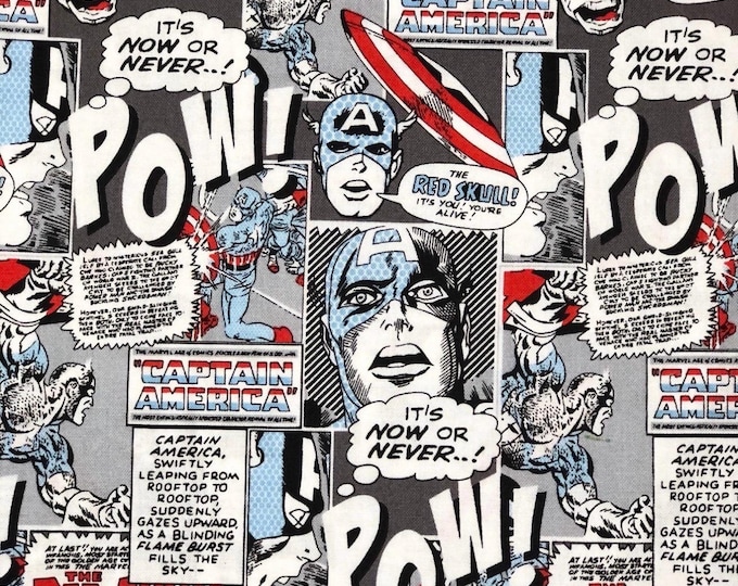 MAR - Captain America Comic Scrub Cap