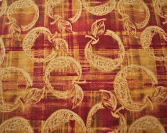 AUT - Apple Plaid Scrub Cap