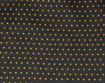 HAL - Orange Dots on Black Scrub Cap