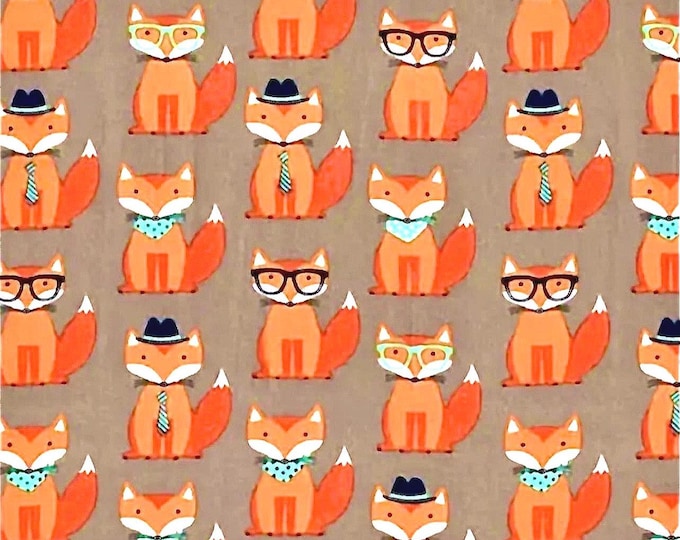 Dapper Foxes Scrub Cap