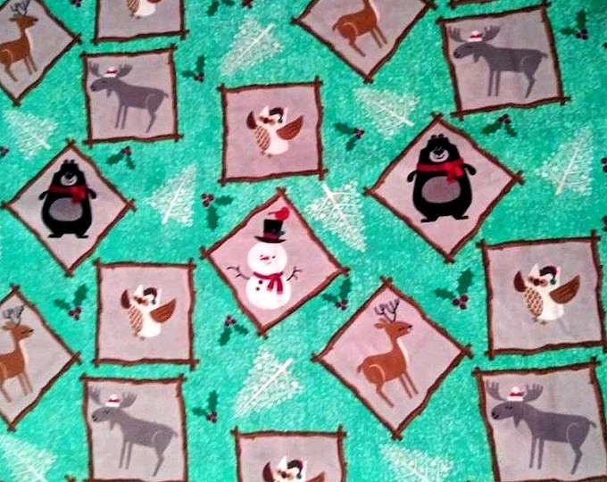 CHR - Woodland Christmas Scrub Cap