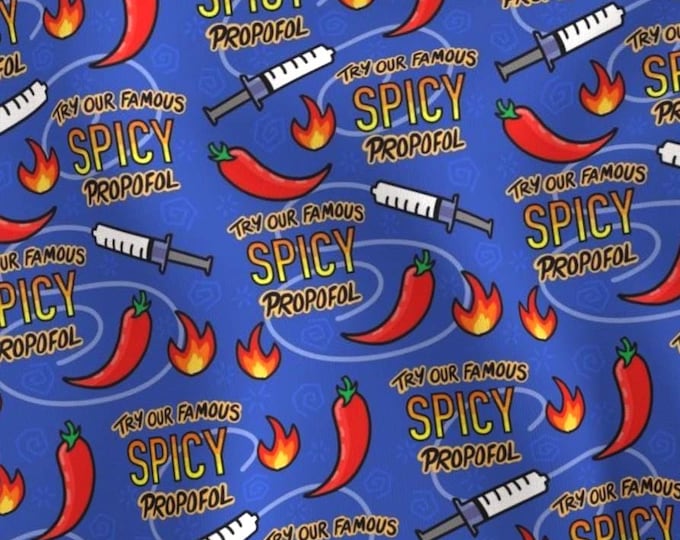 Anesthesia Famous Spicy Propofol  Scrub Cap