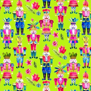 CHR - Neon Nutcrackers Scrub Cap
