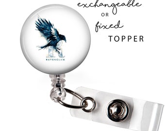 POP - Ravenclaw Watercolor Badge Reel or Exchangeable Button