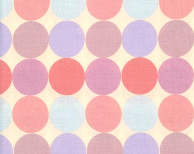 Multi-Colored Dots on Ivory Scrub Cap