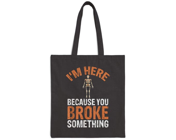 Humorous Cotton Canvas Tote Bag - Perfect Gift for Friends, Shopping, Beach Days, Festivals, Eco-Friendly Bags