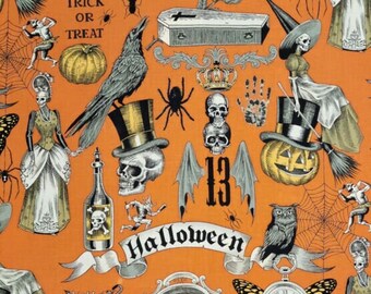 HAL - Halloween Ephemera Scrub Cap