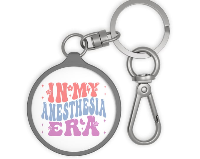Anesthesia Era Keychain, Medical Gift