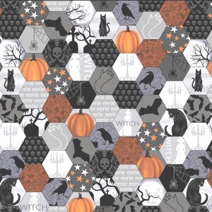 HAL - Gorro quirúrgico con hechizos de Halloween