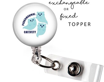 HAL - Purranormal Cativity Badge Reel or Exchangeable Button