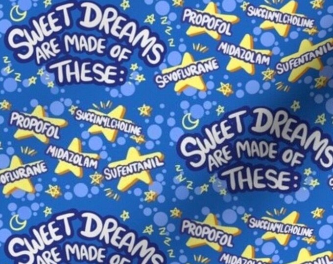 Anesthesia Sweet Dreams Scrub Cap