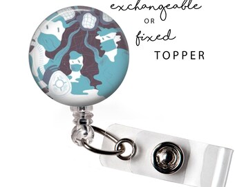 MED - Patient View Badge Reel or Exchangeable Button