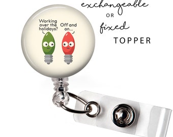 CHR - Off and On Badge Reel or Exchangeable Button