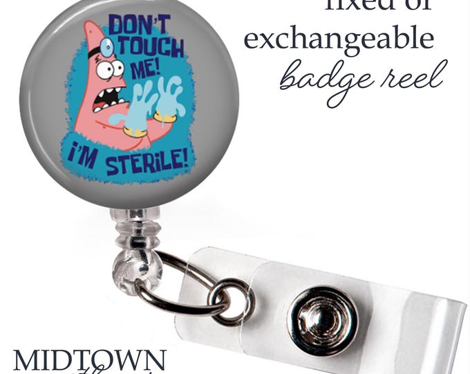 Sterile Badge Reel or Exchangeable Topper