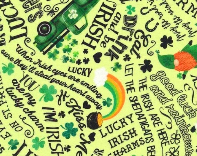 STP - St. Patrick’s Day Text Scrub Cap