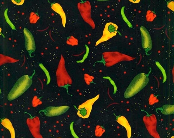 Red, Green, and Yellow Peppers Scrub Cap
