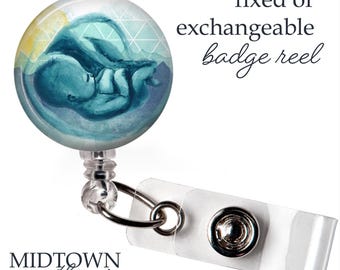 In Utero Badge Reel or Exchangeable Topper