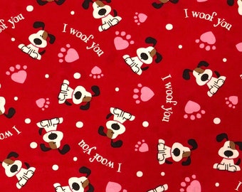 VAL - I Woof You Scrub Cap