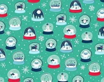 CHR - Christmas Snow Globes Scrub Cap