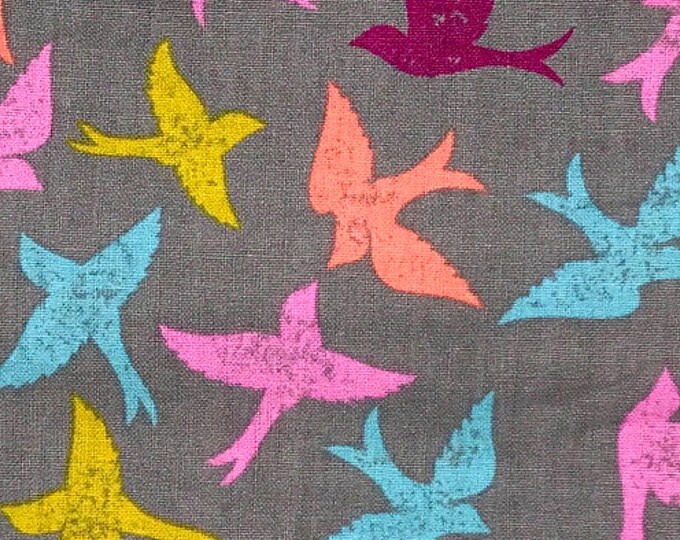 Multicolored Birds Scrub Cap