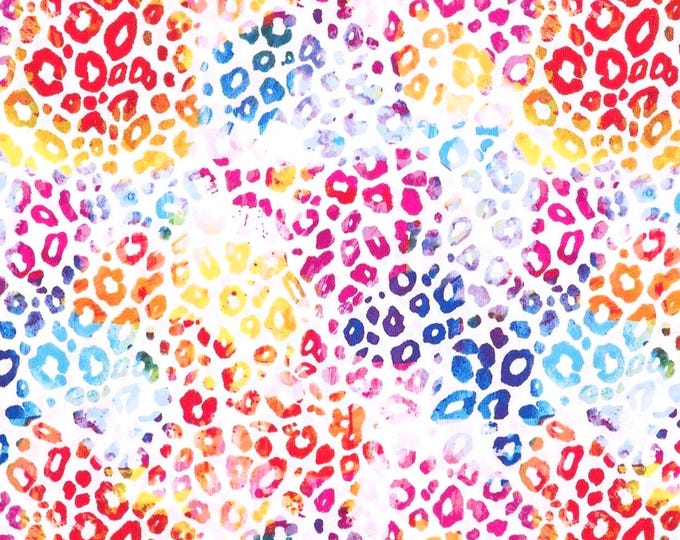 Rainbow Cheetah Print Scrub Cap