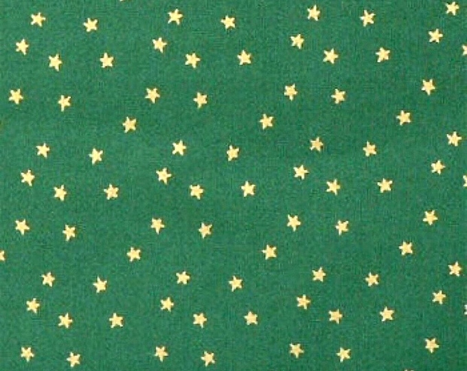 CHR - Gold Stars on Green Scrub Cap