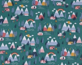 Campers and Mountains Scrub Cap