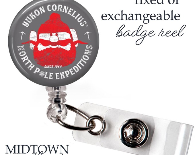 Yukon Cornelius Badge Reel or Exchangeable Topper