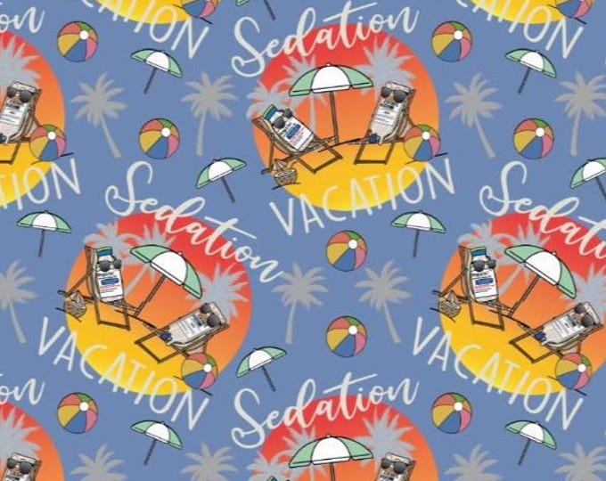 EXCLUSIVE Anesthesia Sedation Vacation Scrub Cap