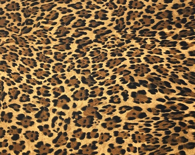 Leopard Print Scrub Cap