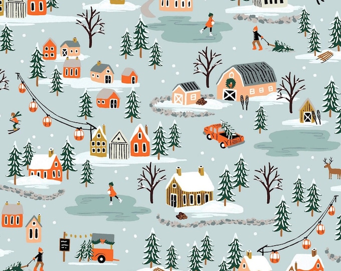 WIN - Christmas Village Scrub Cap