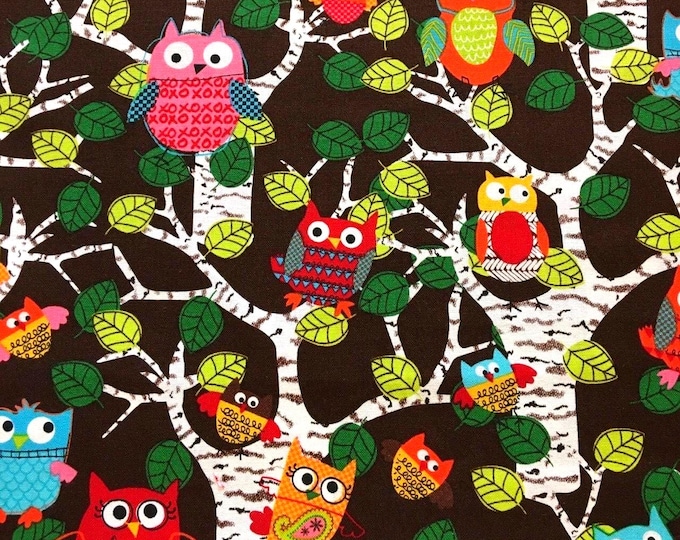 Owls in Trees Scrub Cap