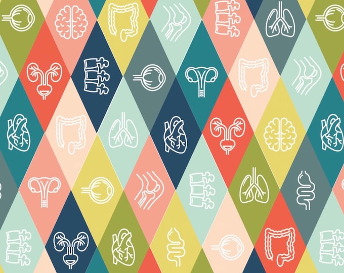 EXCLUSIVE Anatomy Harlequin Scrub Cap