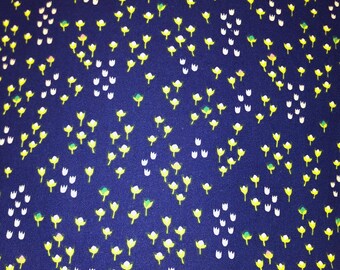 Tiny Green Floral Scrub Cap