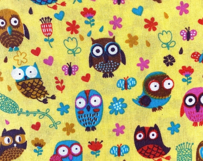 Colorful Owls Scrub Cap