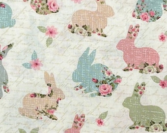 EAS - Floral Bunnies Scrub Cap