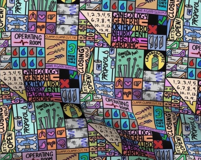 Operating Room Comic Scrub Cap