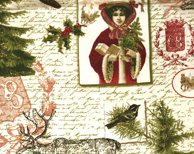 CHR - Vintage Christmas Scrub Cap