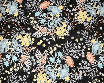 Pastel Garden on Charcoal Scrub Cap