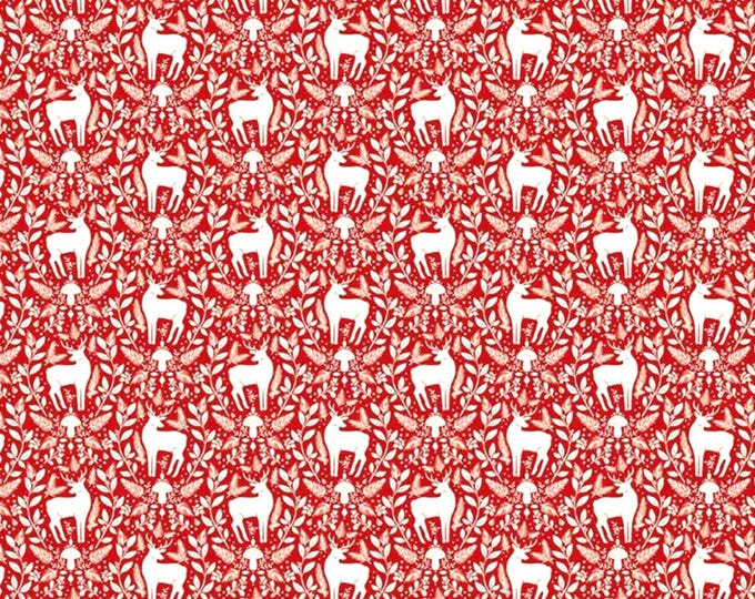 CHR - Floral Reindeer Scrub Cap