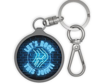 Ortho Keyring Tag, Neon Design Keychain, Surgery Gift