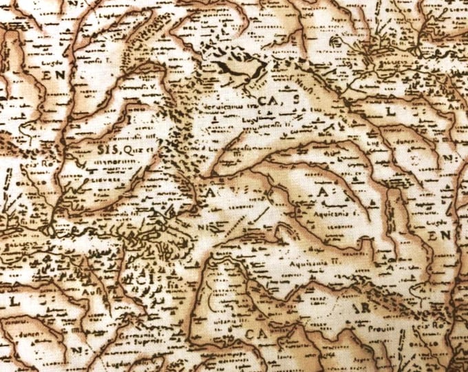 Mountain Map Scrub Cap