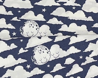 Anesthesia Sleepy Moon and Cloud Scrub Cap