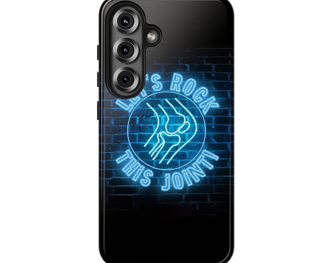 Neon "Let's Rock This Joint" Tough Phone Case – Durable Lexan Plastic