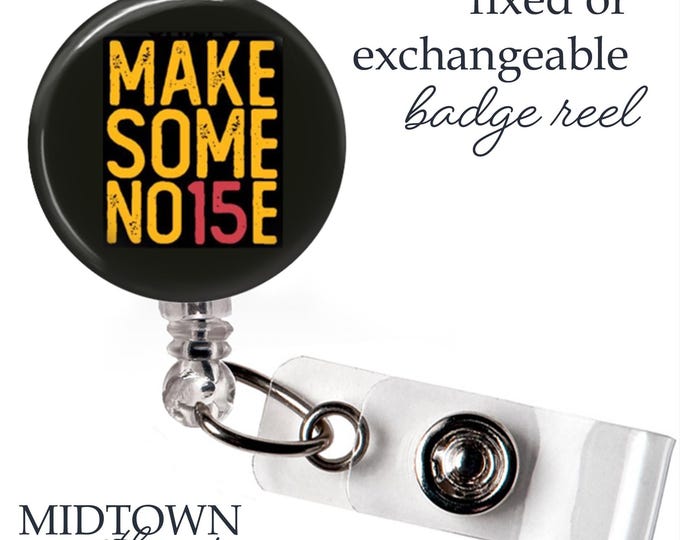 KC Chiefs Make Some Noise Badge Reel or Exchangeable Topper