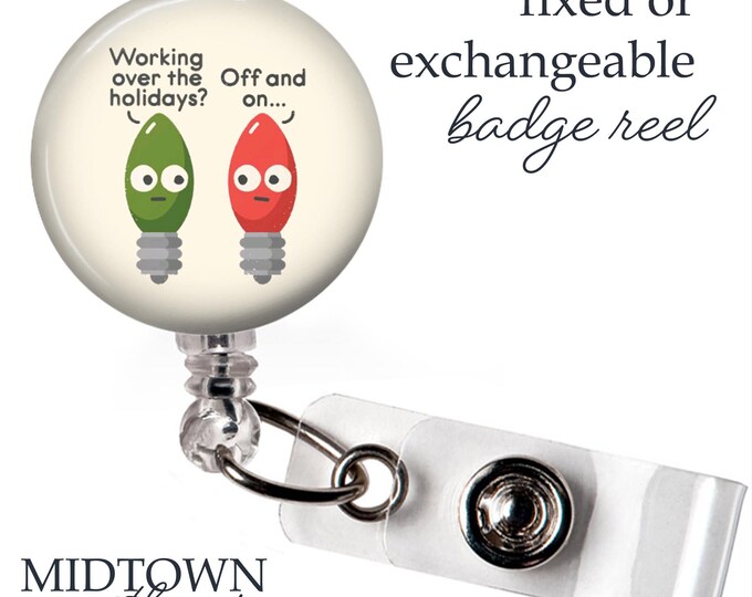 Off and On Badge Reel or Exchangeable Topper