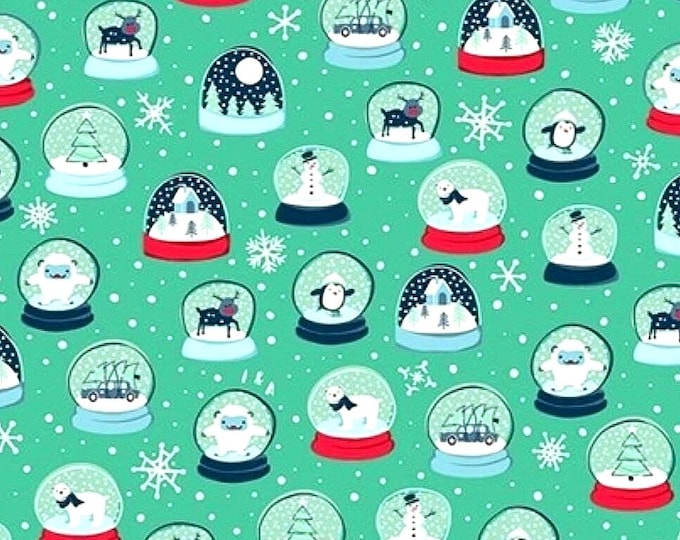 CHR - Christmas Snow Globes Scrub Cap