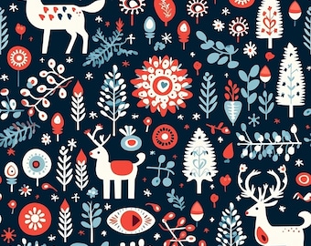 CHR - Scandinavian Christmas Scrub Cap