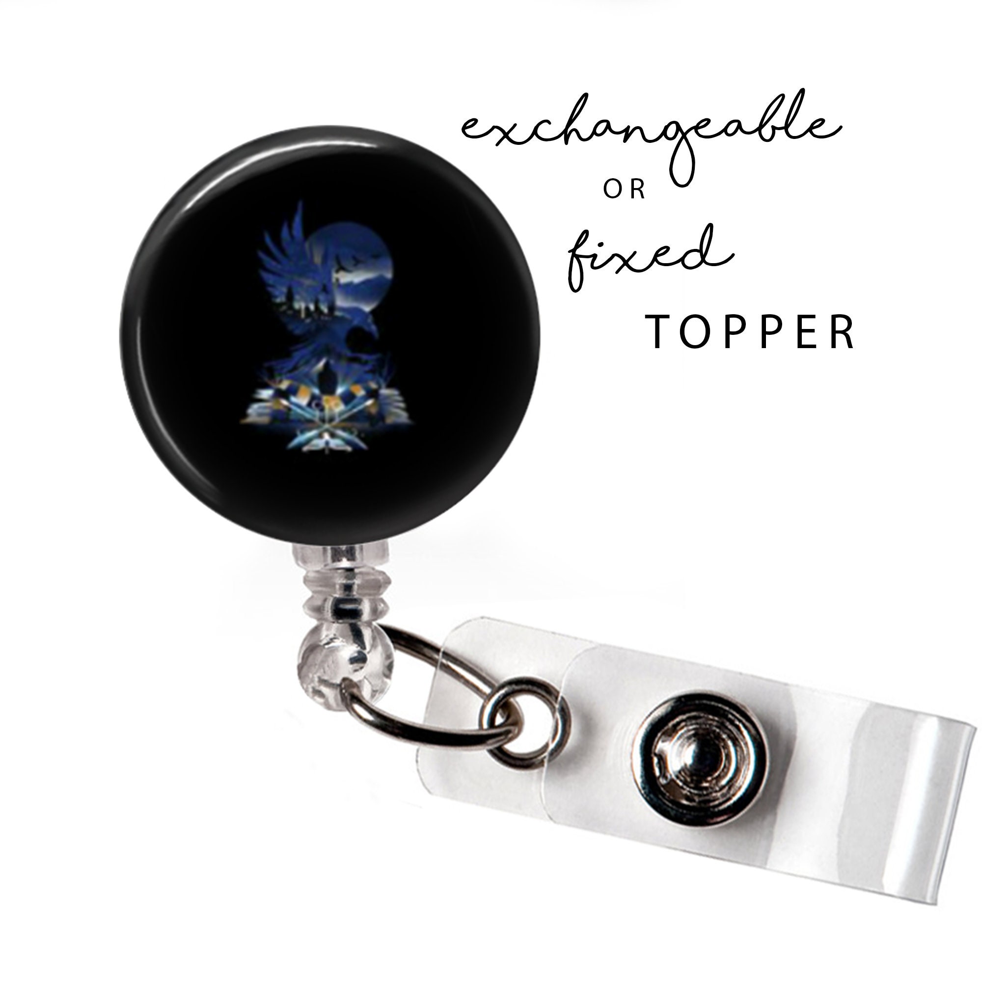 POP Ravenclaw Raven Badge Reel or Exchangeable Button 