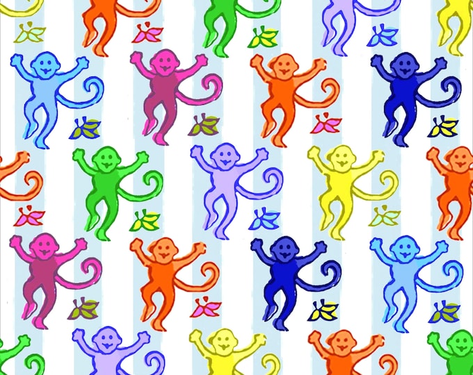 Rainbow Monkeys Scrub Cap